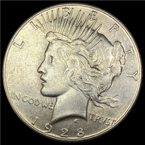 1928-S Silver Peace Dollar CLOSELY UNCIRCULATED