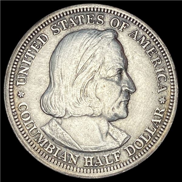 1893 Silver Columbian Half Dollar CLOSELY UNCIRCULATED