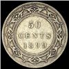 Image 2 : 1899 Newfoundland Silver 50 Cents ABOUT UNCIRCULATED