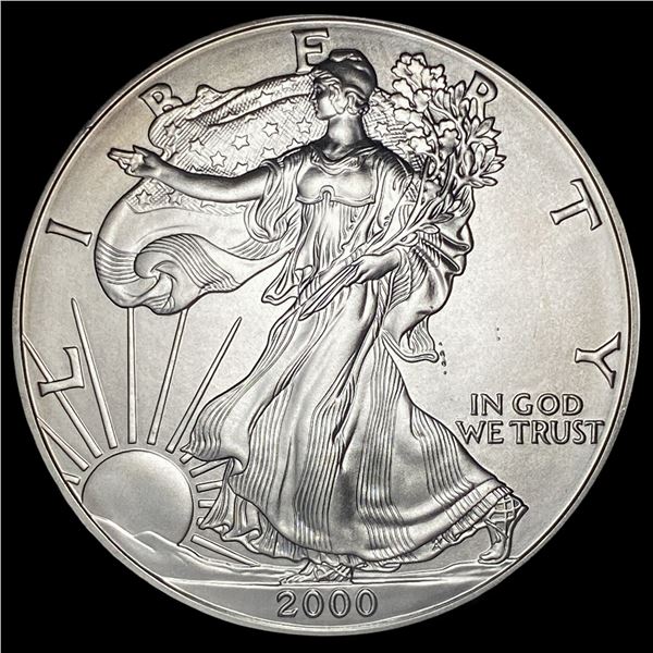 2000 1 oz Silver American Eagle $1 SUPERB GEM BU