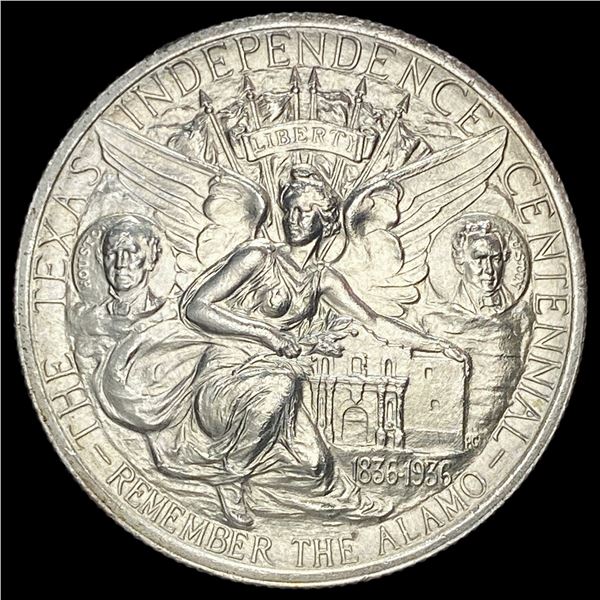 1935 Silver Texas Independence Centennial Half Dollar CHOICE BU