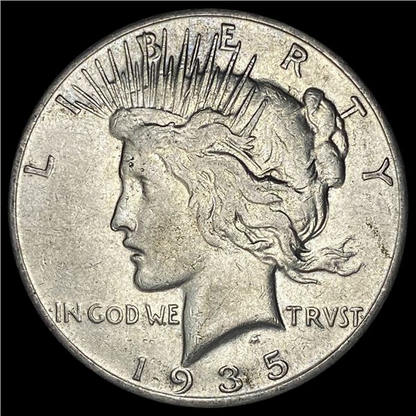 1935-S Silver Peace Dollar NEARLY UNCIRCULATED