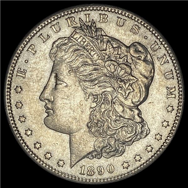 1890-S Silver Morgan Dollar CHOICE AU