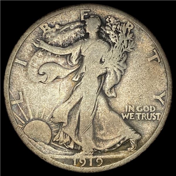 1919 Walking Liberty Half Dollar NICELY CIRCULATED
