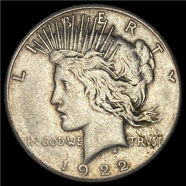 1922-S Silver Peace Dollar NEARLY UNCIRCULATED
