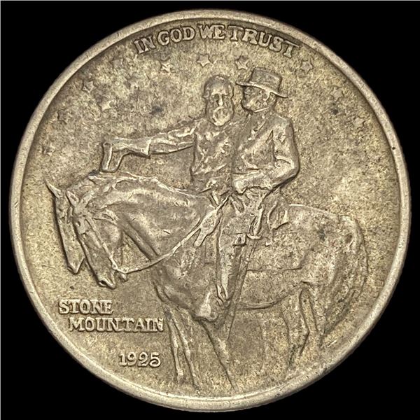 1925 Stone Mountain Silver Half Dollar NEARLY UNCIRCULATED