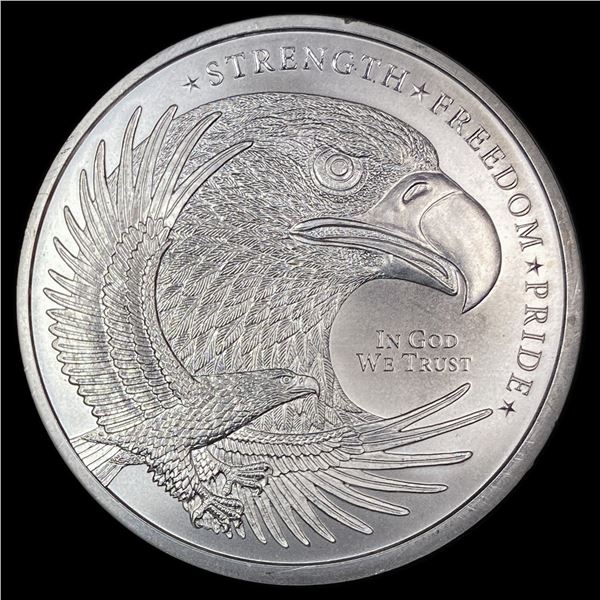 Golden State Mint 2 oz Silver Round SUPERB GEM BU