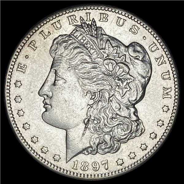 1897-S Silver Morgan Dollar CLOSELY UNCIRCULATED