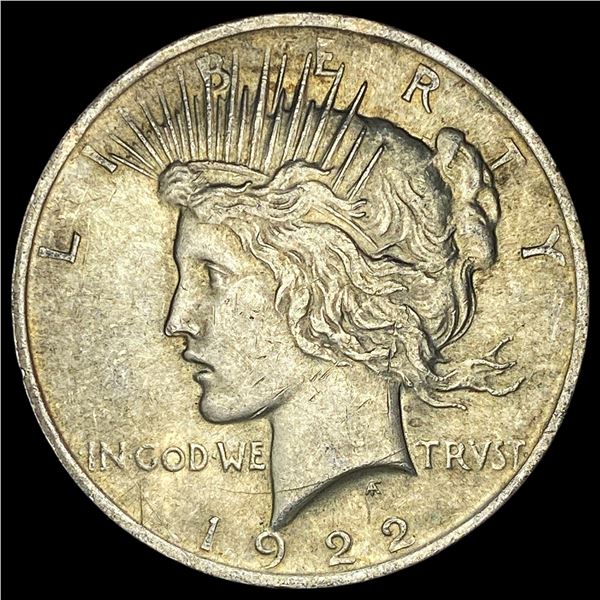 1922 Silver Peace Dollar CHOICE AU
