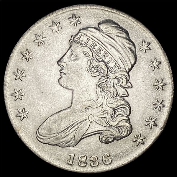 1836 Capped Bust Half Dollar CLOSELY UNCIRCULATED