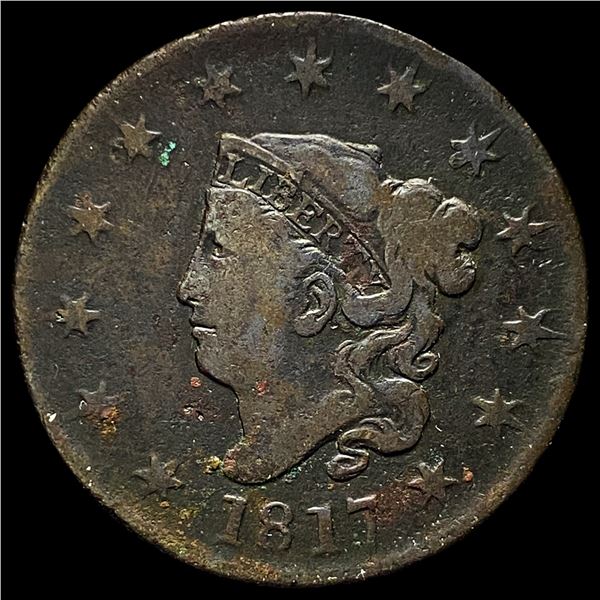 1817 Coronet Head Large Cent NICELY CIRCULATED