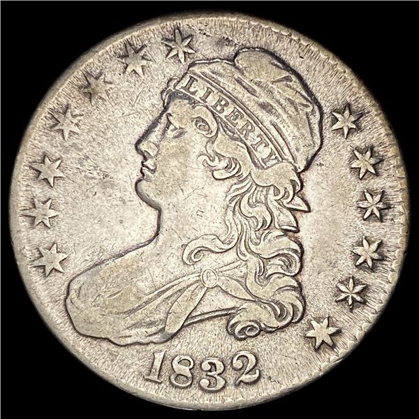1832 Capped Bust Half Dollar NEARLY UNCIRCULATED