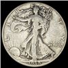 Image 1 : 1938-D Silver Half Dollar Walking Liberty LIGHTLY CIRCULATED