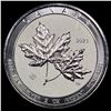 Image 2 : 2021 Silver 2 oz Canadian Maple Leaf $10 SUPERB GEM BU