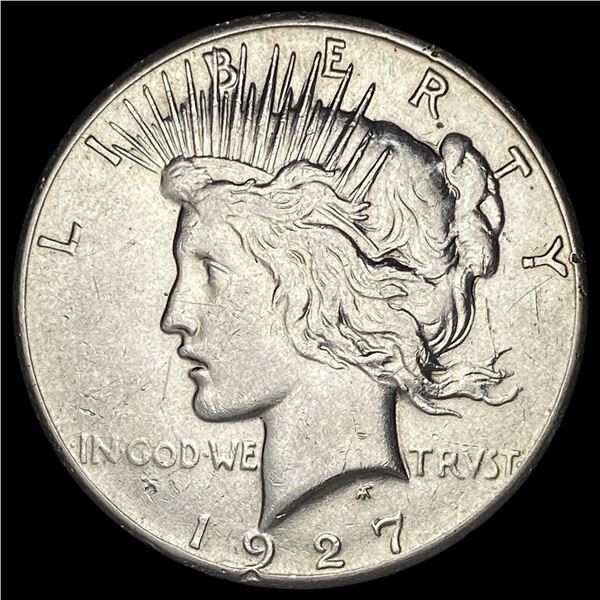 1927 Silver Peace Dollar CLOSELY UNCIRCULATED