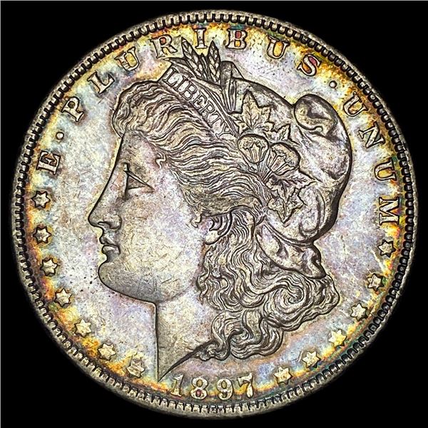 1897 Silver Morgan Dollar CHOICE AU
