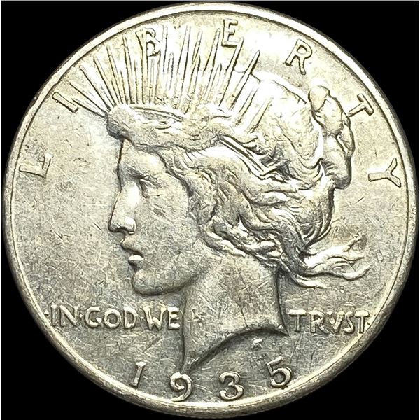 1935 Peace Silver Dollar NEARLY UNCIRCULATED