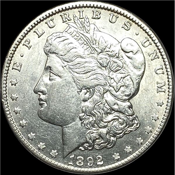 1892 Morgan Silver Dollar CLOSELY UNCIRCULATED