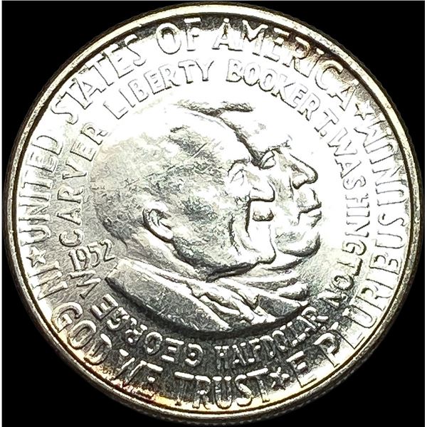 1952 Silver Half Dollar Booker T. Washington-Carver CHOICE BU