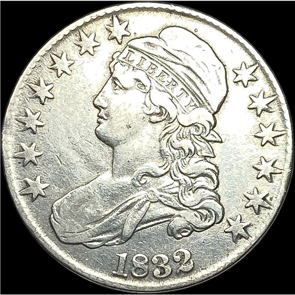 1832 Capped Bust Half Dollar NEARLY UNCIRCULATED