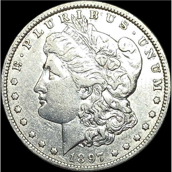 1897-S Silver Morgan Dollar NEARLY UNCIRCULATED