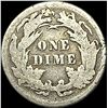 Image 2 : 1890 Silver Seated Liberty Dime NICELY CIRCULATED