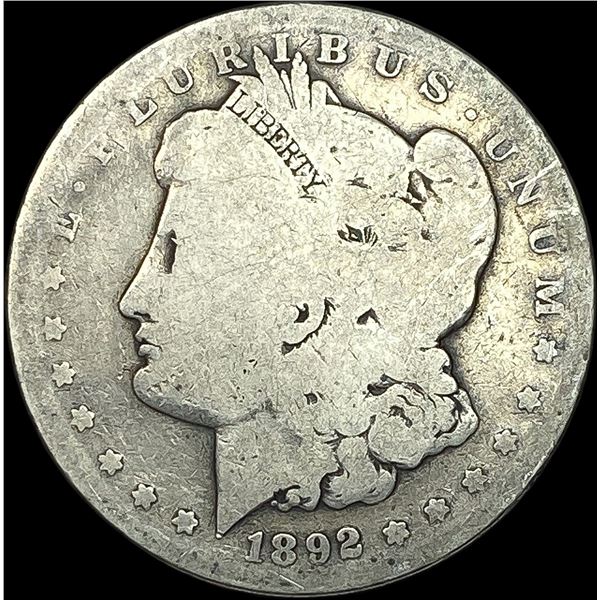 1892-S Silver Morgan Dollar NICELY CIRCULATED