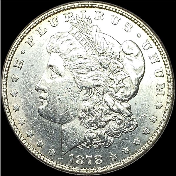 1878 Silver Morgan Dollar CLOSELY UNCIRCULATED