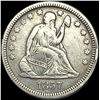 Image 1 : 1857 Seated Liberty Quarter LIGHTLY CIRCULATED