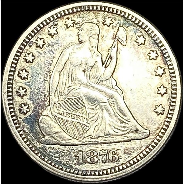 1876 Seated Liberty Quarter CLOSELY UNCIRCULATED