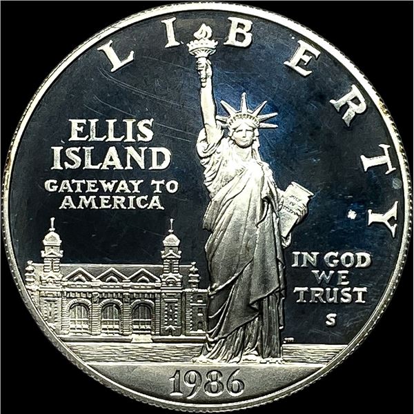 1986-S Silver Dollar Statue of Liberty Commemorative CHOICE PROOF