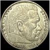 Image 1 : 1935-A Germany Silver 5 Reichsmark CLOSELY UNCIRCULATED