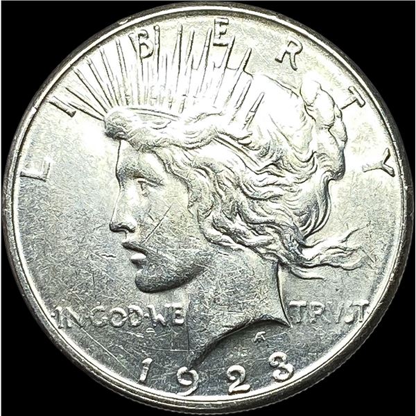 1923 Silver Peace Dollar CLOSELY UNCIRCULATED