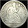 Image 1 : 1877 Seated Liberty Half Dollar NICELY CIRCULATED
