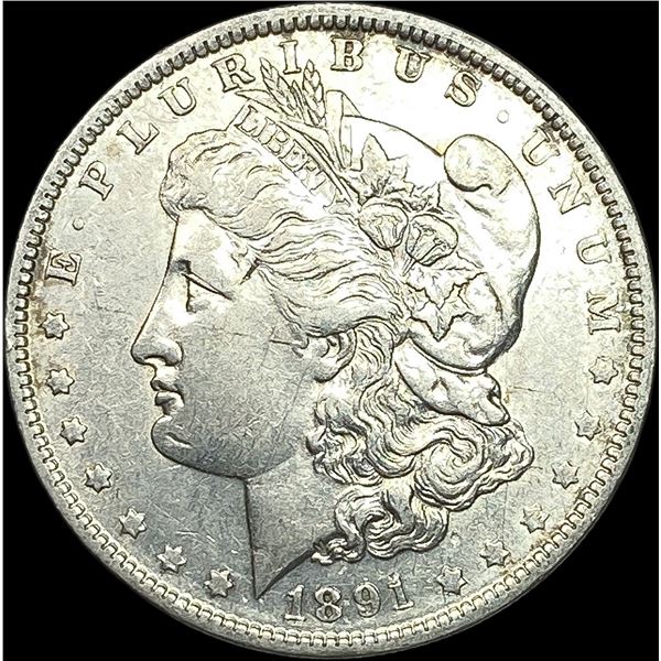 1891-S Silver Morgan Dollar NEARLY UNCIRCULATED