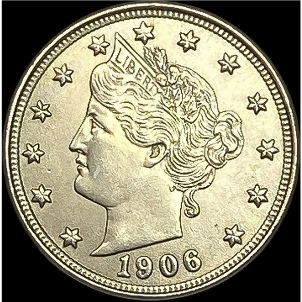 1906 Liberty Head Nickel CLOSELY UNCIRCULATED