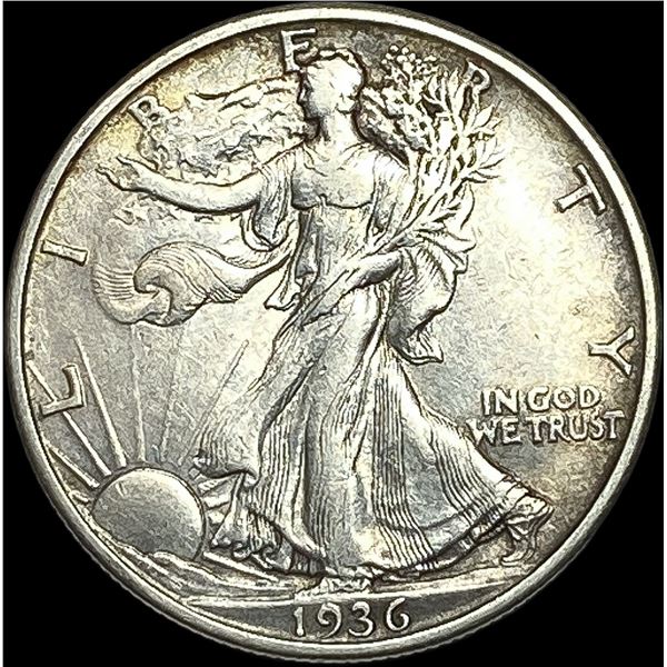 1936-D Silver Walking Liberty Half Dollar NEARLY UNCIRCULATED