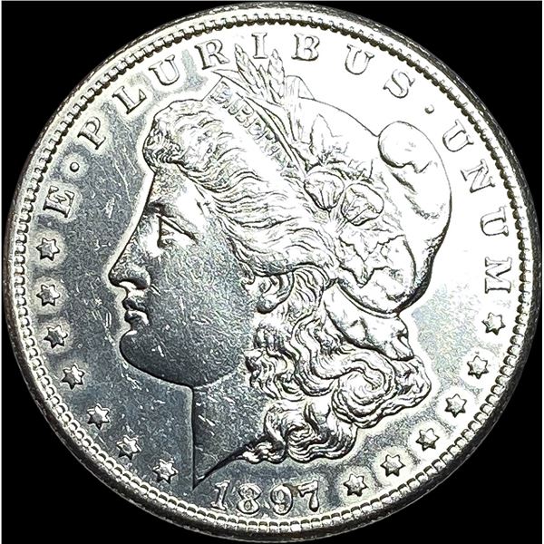 1897-S Silver Morgan Dollar CLOSELY UNCIRCULATED