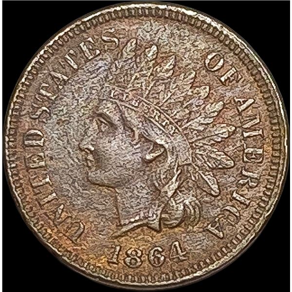 1864 Bronze Indian Head Cent CLOSELY UNCIRCULATED