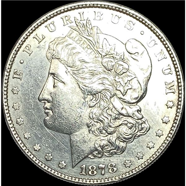 1878 Silver Morgan Dollar CLOSELY UNCIRCULATED