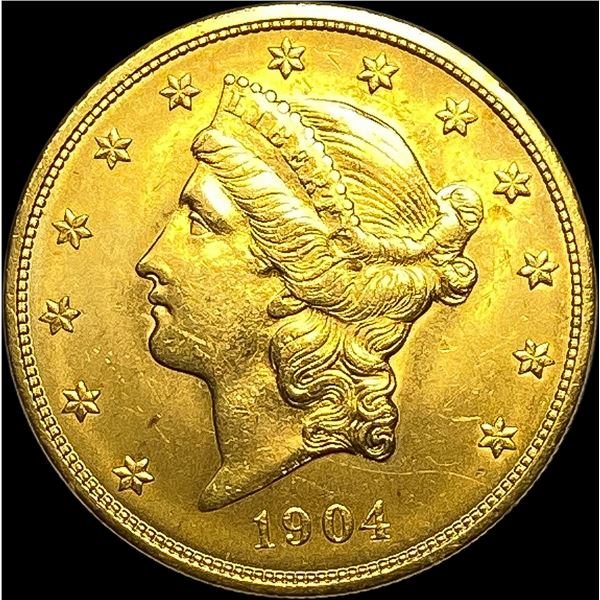 1904 Liberty Head $20 Double Eagle UNCIRCULATED