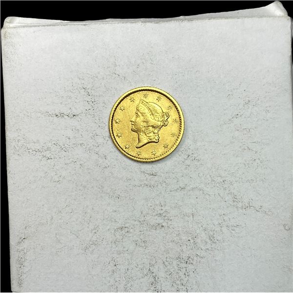 1851 Gold $1 Type 1 CLOSELY UNCIRCULATED