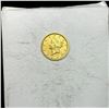 Image 1 : 1851 Gold $1 Type 1 CLOSELY UNCIRCULATED