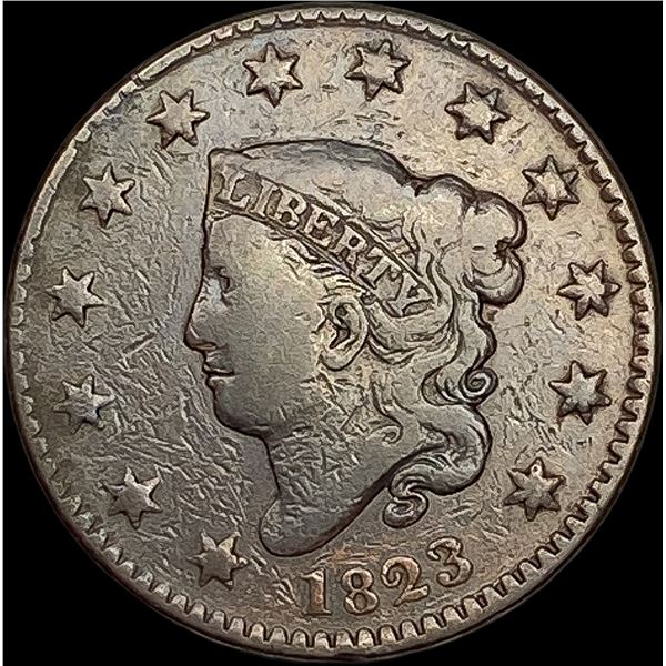 1823 Coronet Head Large Cent LIGHTLY CIRCULATED