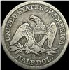 Image 2 : 1858-O Silver Half Dollar (Seated Liberty) LIGHTLY CIRCULATED