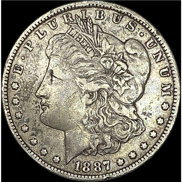 1887-O Silver Morgan Dollar NEARLY UNCIRCULATED