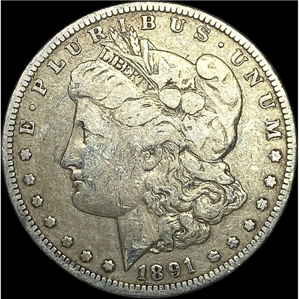 1891-O Silver Morgan Dollar LIGHTLY CIRCULATED