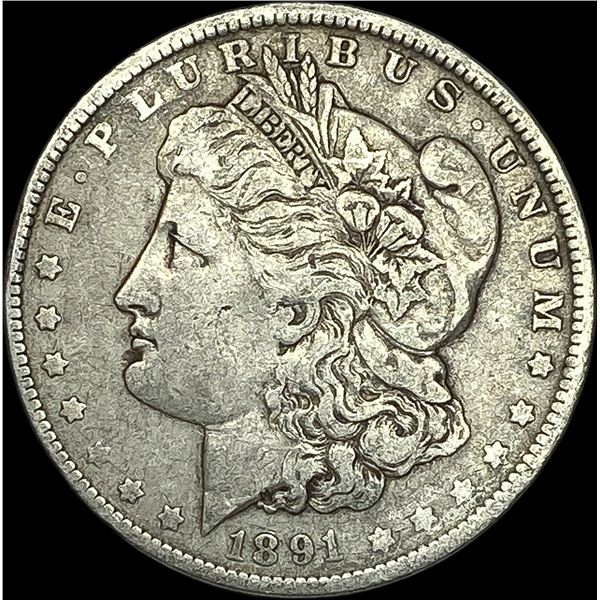 1891-O Silver Morgan Dollar LIGHTLY CIRCULATED