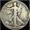 Image 1 : 1938-D Silver Walking Liberty Half Dollar LIGHTLY CIRCULATED