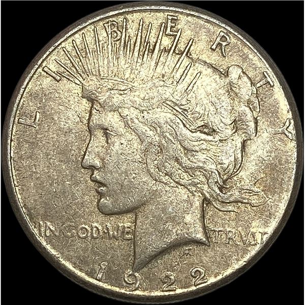 1922-S Silver Peace Dollar CLOSELY UNCIRCULATED